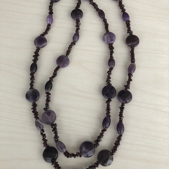 SOLD JAY KING MINE FINDS AMETHYST BEADED NECKLACE - Picture 6 of 8